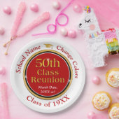 50. Klasse Wiedersehen Ideen, Teller, Farbwechsel Pappteller (Party)