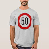 50 km/h T - Shirt, Mens T-Shirt (Vorderseite)