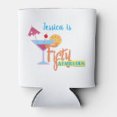 50-köpfige Retro-Geburtstagsparty Dosenkühler (Vorderseite)