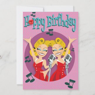 50 Krawatte Rock&Roll Enkele verjaardagskaart Feiertagskarte