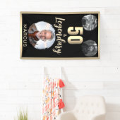 50 & Legendary 3 Fotos 50. Geburtstag Gold Banner (Insitu)