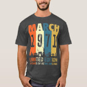 50 limitierte Auflage im März 1971 50. T-Shirt (Vorderseite)