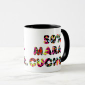 50% Maracucho Mug – Folkloric Maracaibo Design Tasse (VorderseiteRechts)