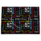 50. Meilenstein alles- Gute zum Geburtstag| Große Geschenktüte (Vorderseite)