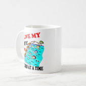 50 Meter auf einmal Kaffeetasse (Vorderseite Links)