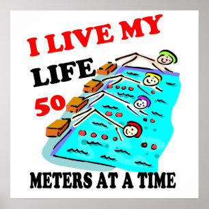 50 Meter auf einmal Poster