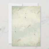 50 moderne Elegant 50. Geburtstag Einladung (Rückseite)