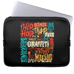 50. Music and Hip Hop Graffiti Cassette Vintag R Laptopschutzhülle