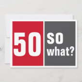 50 na und? einladung (Vorderseite)