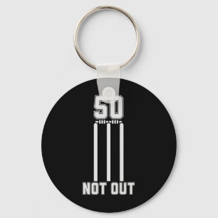50 Not Out Cricket Trikot 50 Runs Cricket 50. Gebu Schlüsselanhänger