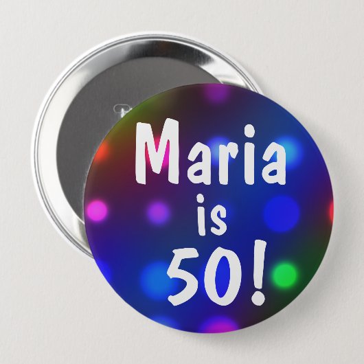 50! Oder irgendein Alter und irgendein Button (Vorne & Hinten)