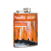 50 Orangenfarben - Senbon Torii, Kyoto Flachmann (Rechts)