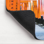 50 Orangenfarben - Senbon Torii, Kyoto Mousepad (Ecke)