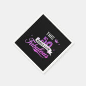 50 Pack Paper Napkins - Perfect for Birthdays  Serviette (Ecke)