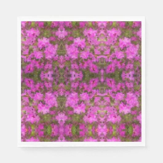 50 Paper Napkins Lila Rhododendron Serviette (Vorderseite)