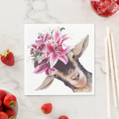50 Paper Napkins Lily the Goat Serviette (Beispiel)