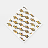 50 Paper Napkins Monarch Butterflies Serviette (Ecke)