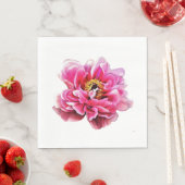 50 Paper Napkins - Pink Peony Serviette (Beispiel)