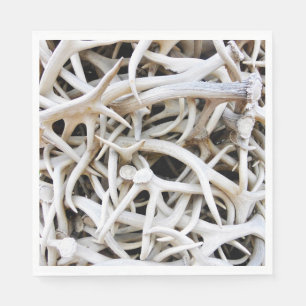 50 Papier Napkins Elk Antlers Serviette