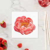 50 Papier Napkins - Korallenpest Serviette (Beispiel)