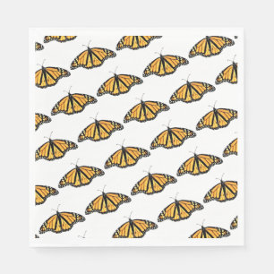 50 Papier Napkins Monarch Butterfliegen Serviette