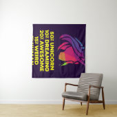 50 Percent Unicorn 20 Blanket Wandteppich (Beispiel (Horizontal))