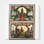 50 Pfg 1921 Magnet (Vorne)