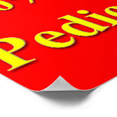 50 % Preisnachlass für Pediküre Poster (Ecke)