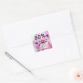 50% Preisnachlass für QRCODE-Logos Quadratischer Aufkleber (Umschlag)