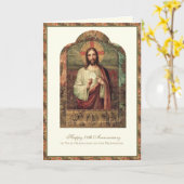 50. PRIEST JAHRESTAG KARTE (Gelbe Blume)