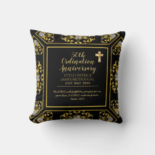 50. PRIEST Ordination Jubiläum Personalisiert Kissen