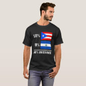 50 Puerto Rico 50 El Salvador Puerto Rico Salvado T-Shirt (Vorne ganz)
