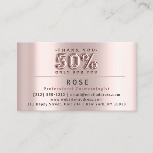 50% Rabatt Logos Dank Rose US-amerikanischer Flagg Terminkarte (Vorderseite)