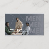 50 % Rabattkarte für Männer (Vorderseite)