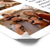 50 Reasons We Love You Birthday Keepsake Gift Poster (Ecke)