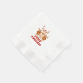 50 Rentier Napkins, Spaß Grafik Serviette (Ecke)