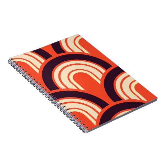 50 Retro Abstrakt Notizblock (Rechte Seite)