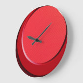 50 Retro Moderne rote Uhr (Winkel)