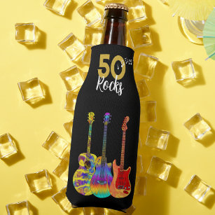 50 Rocks 50. Geburtstagsparty Flaschenkühler