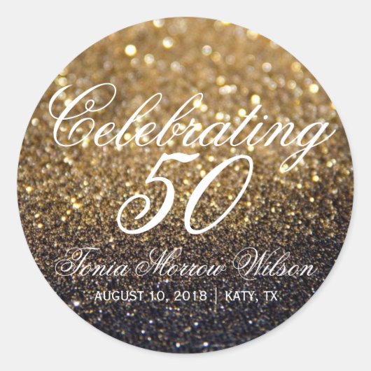 50. RUNDER AUFKLEBER (Vorderseite)