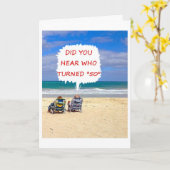 50 SAGEN DIE GALEN AM STRAND. KARTE (Gelbe Blume)