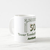 50 sah nie so gut Geburtstag aus Kaffeetasse (Vorderseite Links)