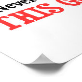 50 sah so gut nie aus poster (Ecke)