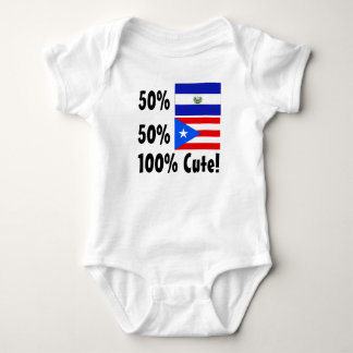 50% Saldavorian 50% Puerto Rico 100% niedlich Baby Strampler