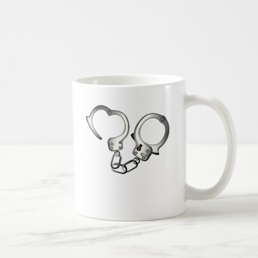 50 Schatten der grauen Handschellen Kaffeetasse (Rechts)
