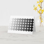 50 Schatten der grauen Kreise Karte (Gelbe Blume)