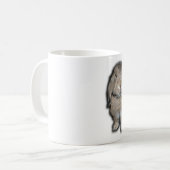 50 Schatten Missbilligungs-Kaninchen-Tasse Kaffeetasse (Vorderseite Links)