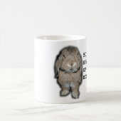 50 Schatten Missbilligungs-Kaninchen-Tasse Kaffeetasse (Mittel)