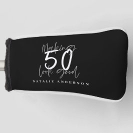 50 sehen gut aus Geburtstagsfeier Golf Headcover