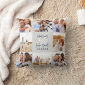 50 sehen gut aus, graues Foto zum Geburtstag Kissen (Decke)